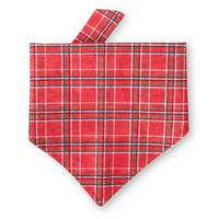 Thumbnail for DOG BANDANA - RED CHECK