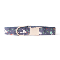 Thumbnail for DOG COLLAR - NAVY PRINT
