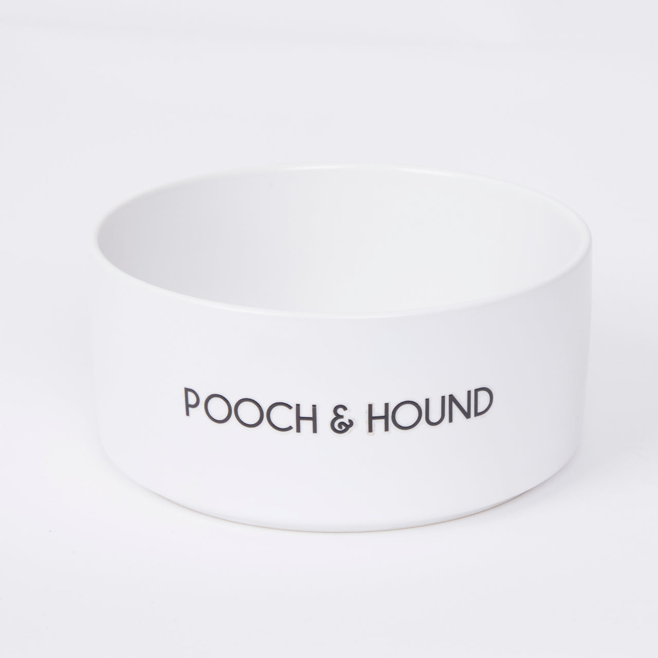 SIGNATURE DOG BOWL - WHITE/BLACK