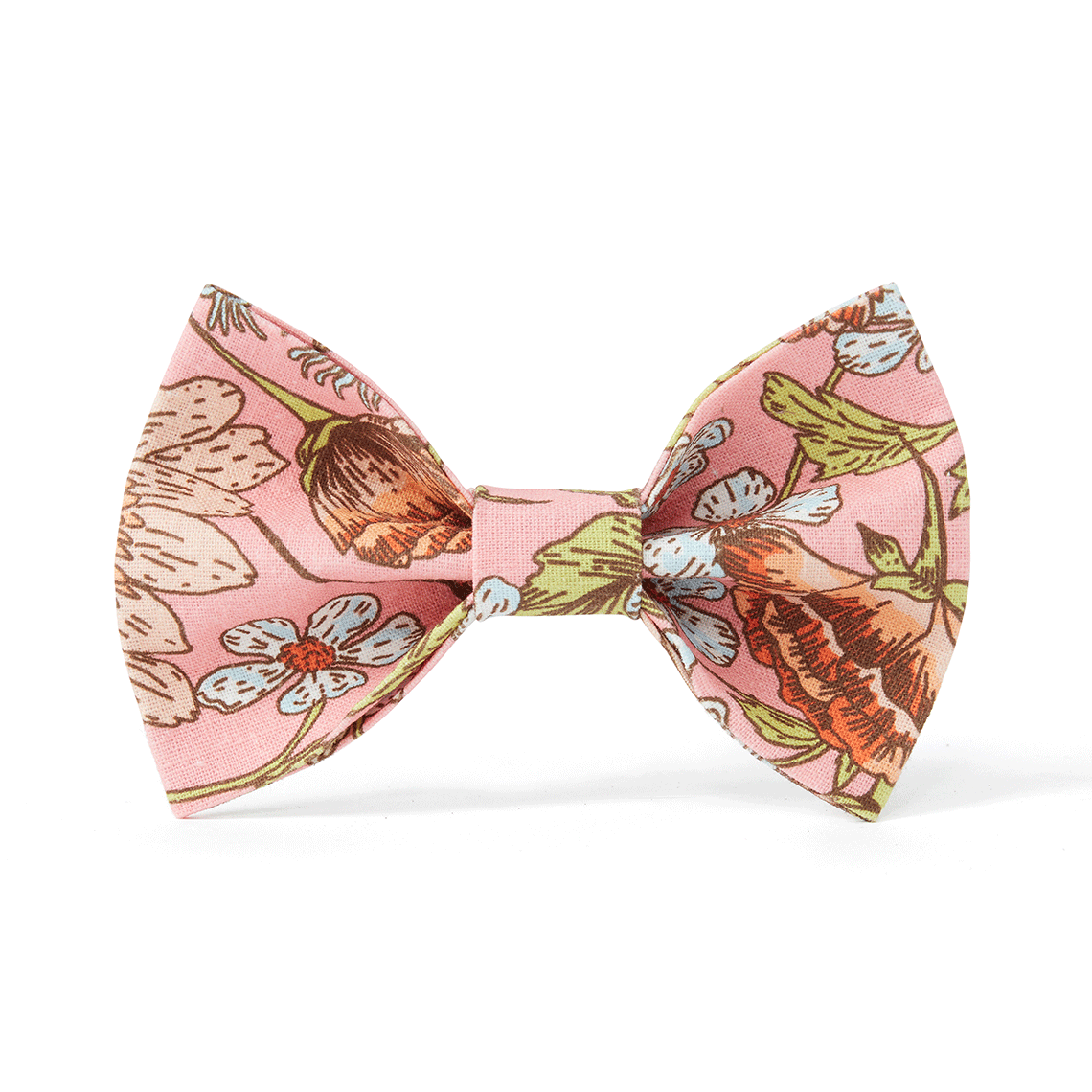 DOG BOW TIE - FLORAL PRINT PINK